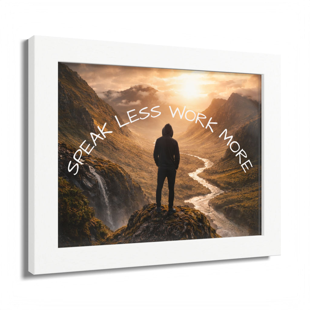 Speak Less Work More