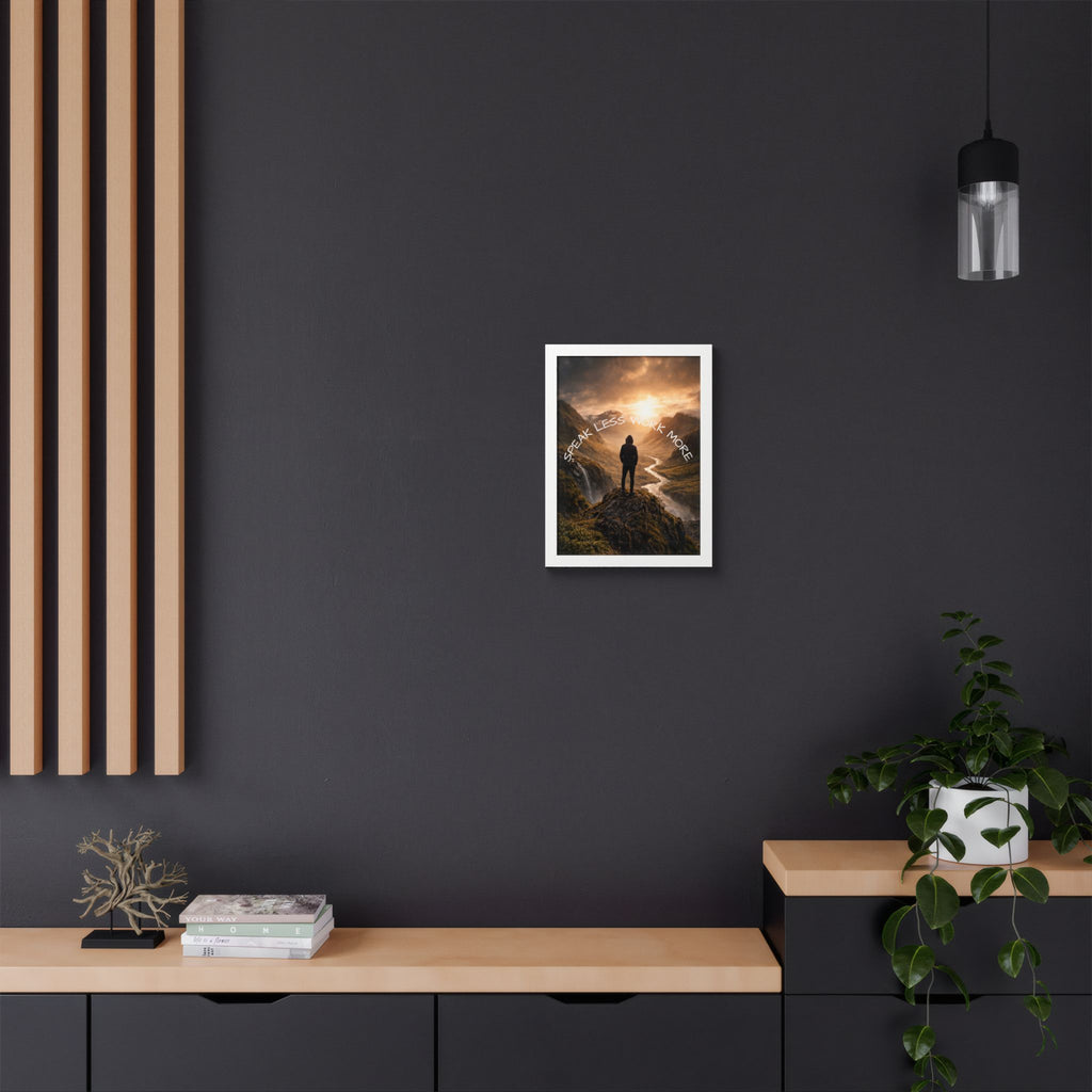 Speak Less Work More