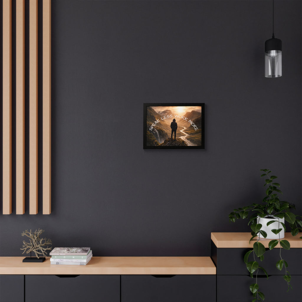 Speak Less Work More