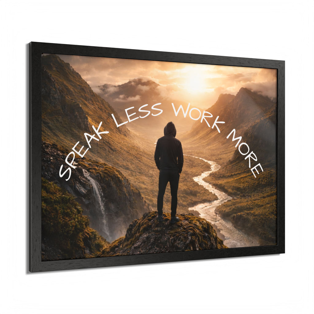 Speak Less Work More