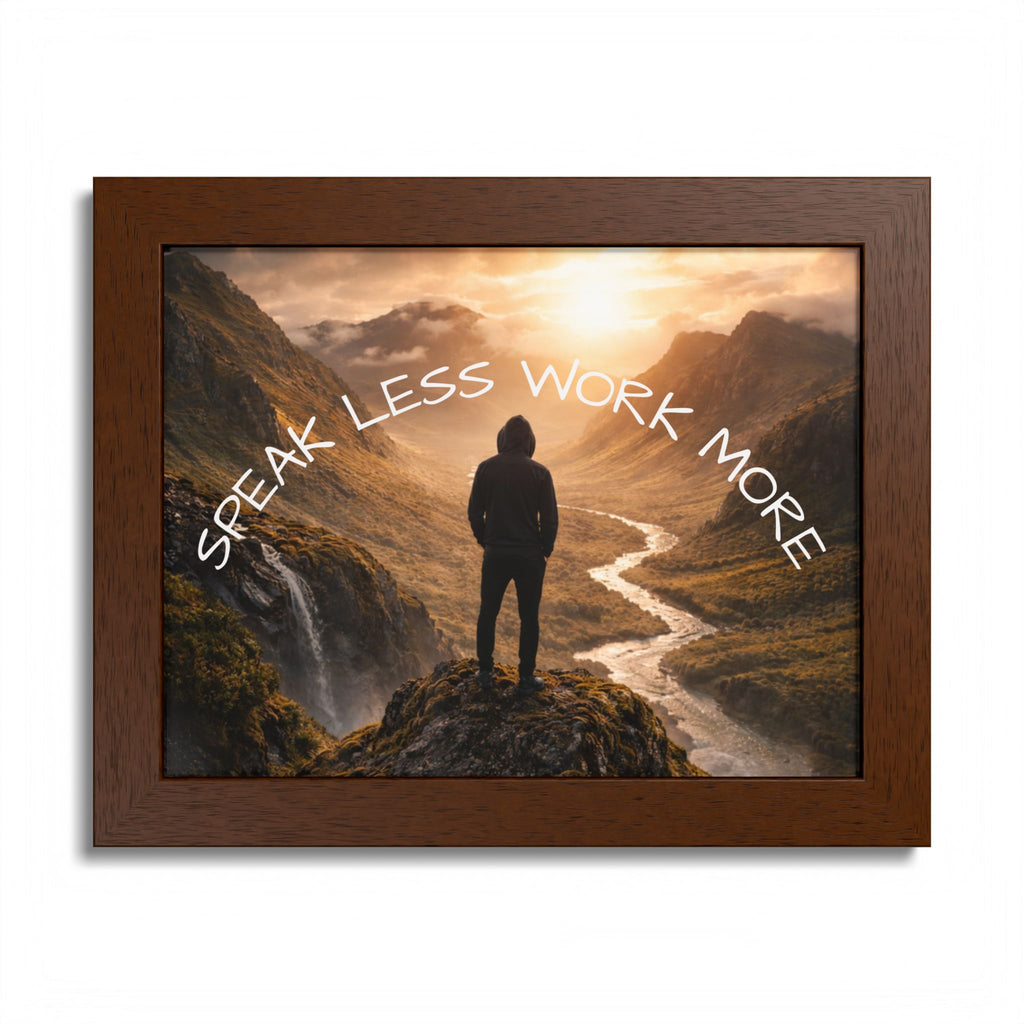 Speak Less Work More