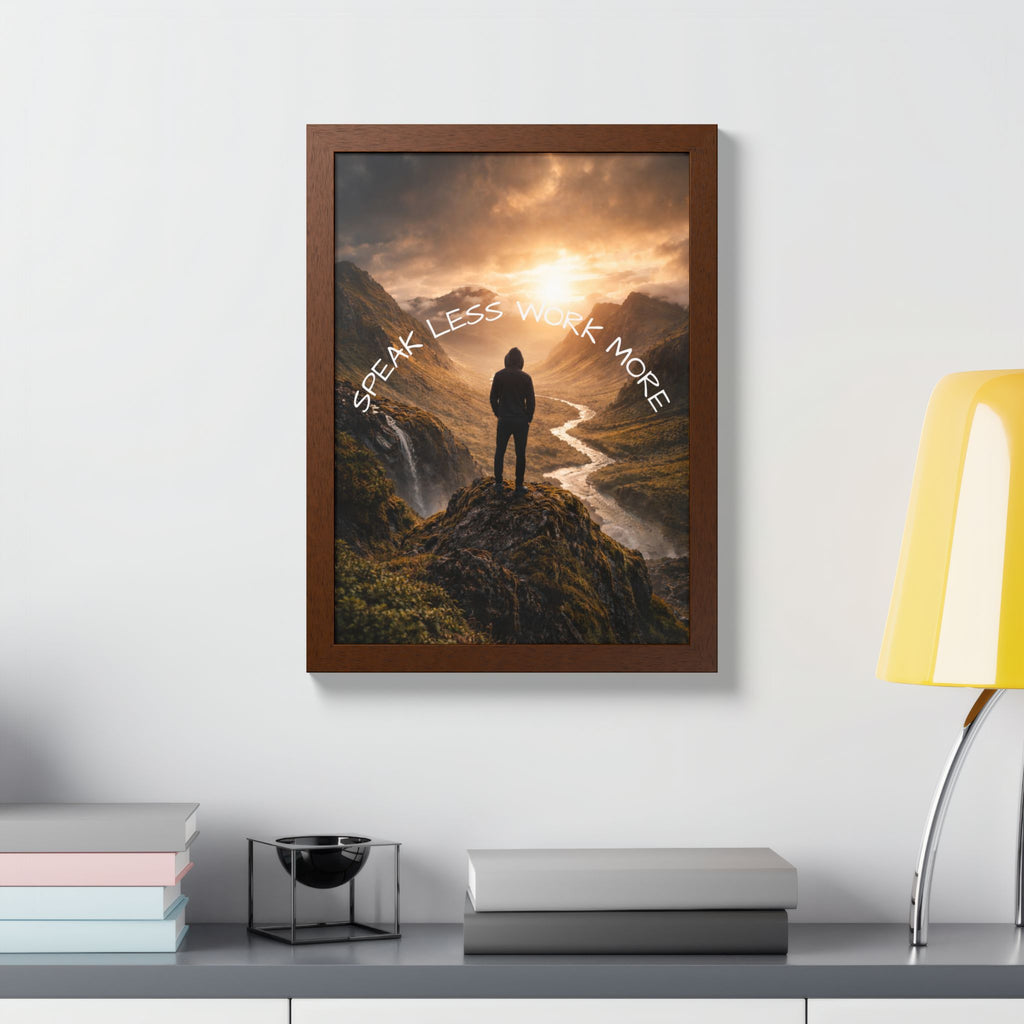 Speak Less Work More