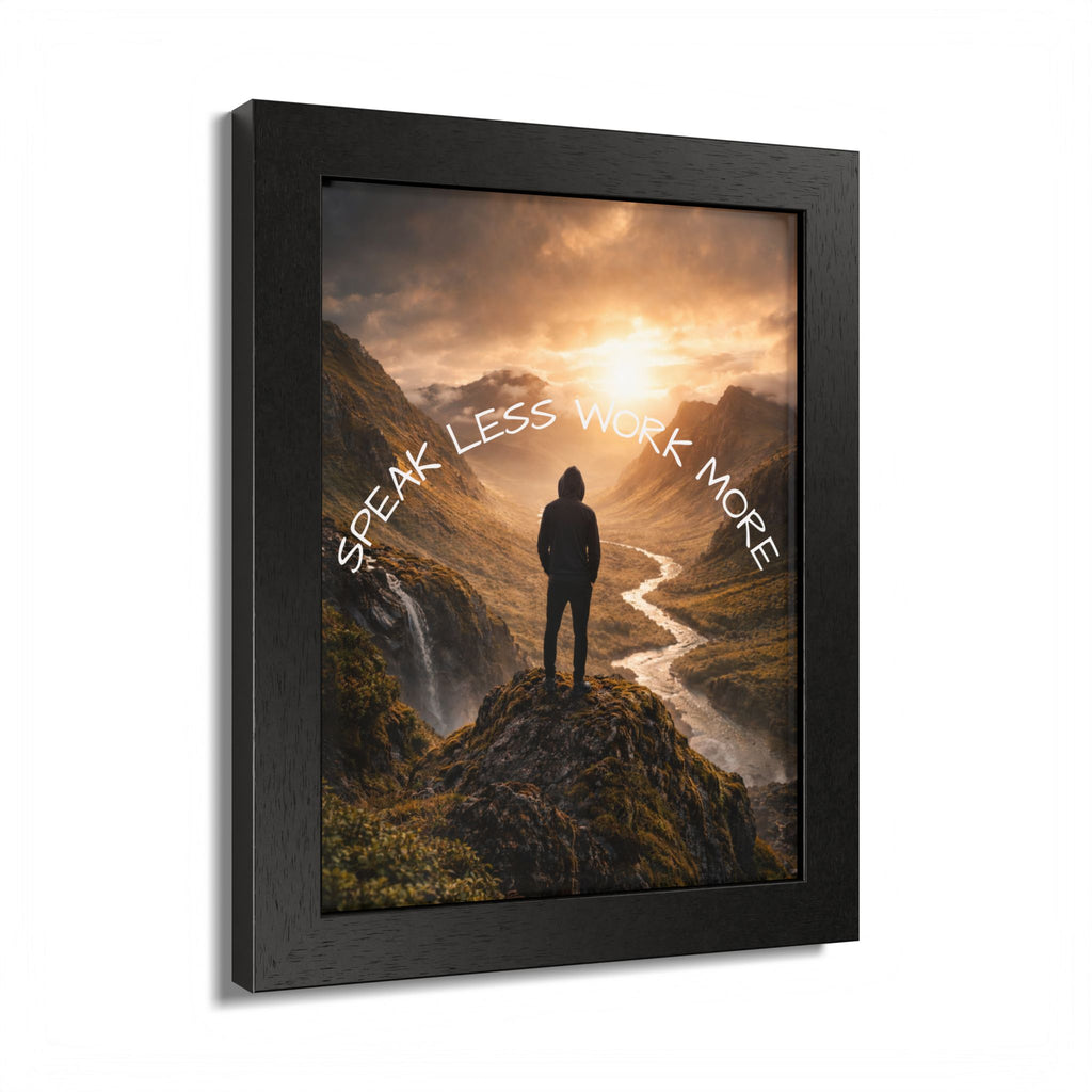 Speak Less Work More