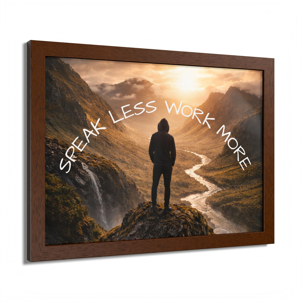 Speak Less Work More