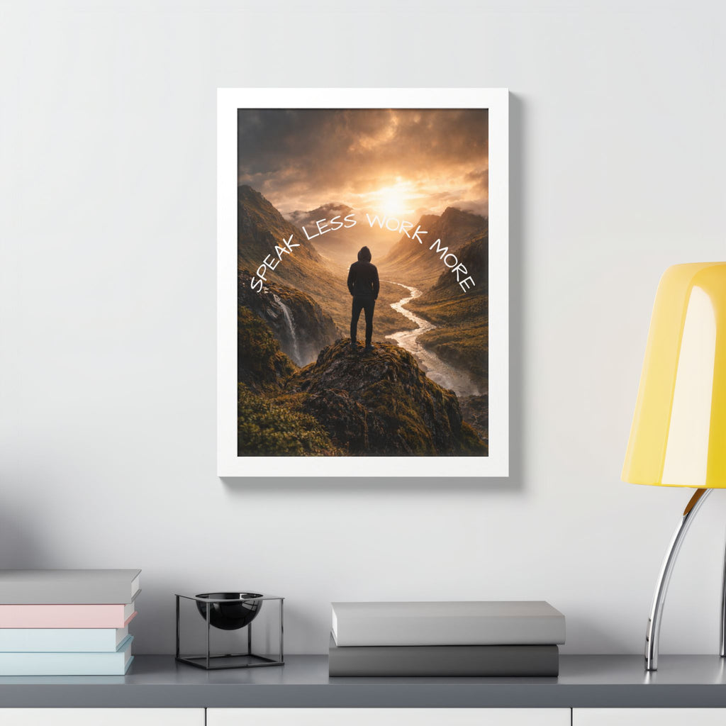 Speak Less Work More