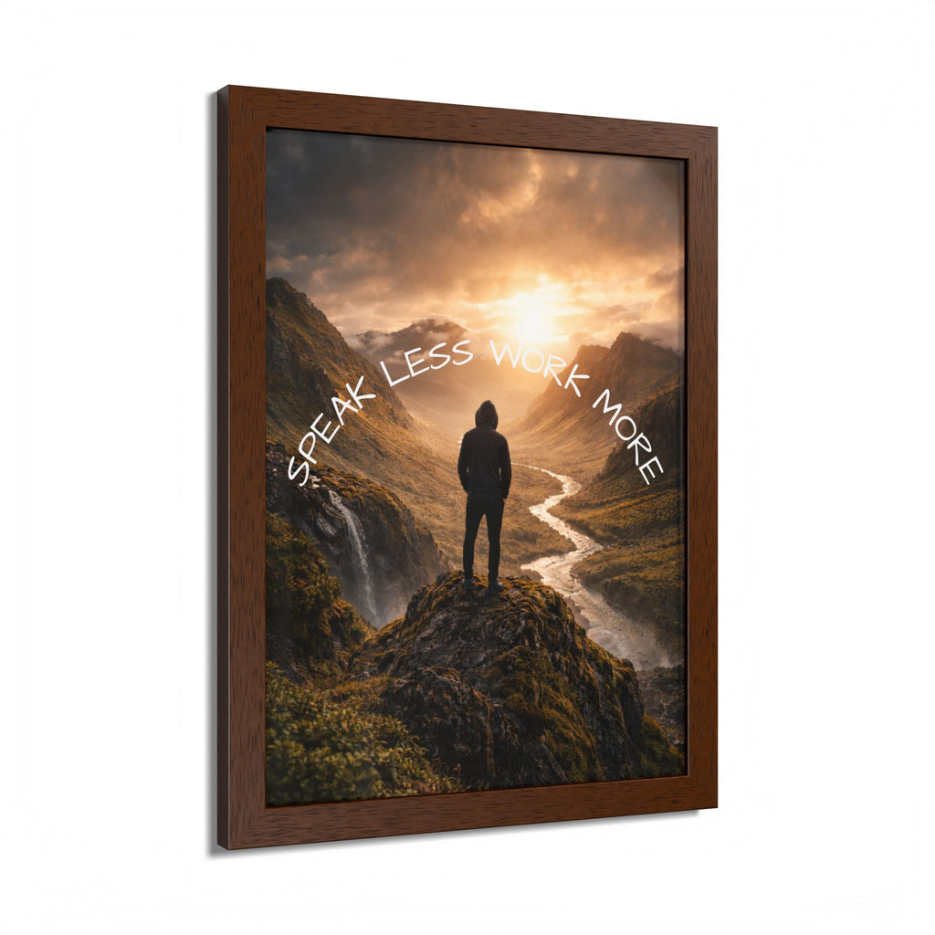 Speak Less Work More