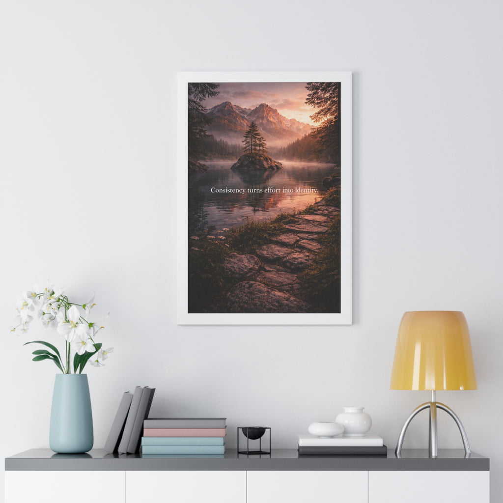 Consistency Turns Effort Into Identity