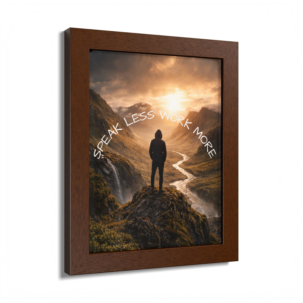 Speak Less Work More