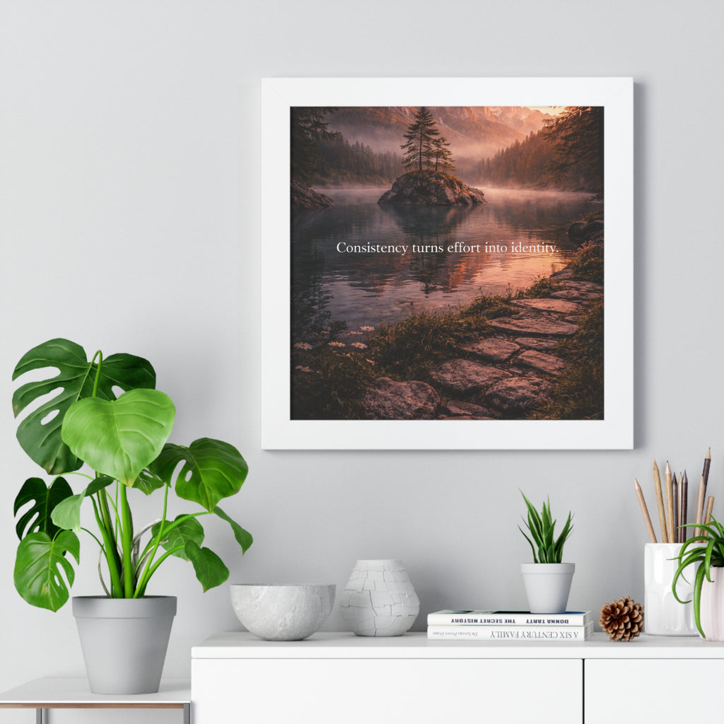 Consistency Turns Effort Into Identity